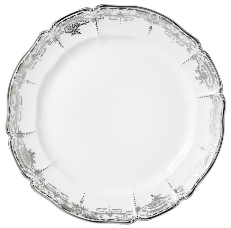 Nymphenburg Brokat Platinum Dessert Plate
