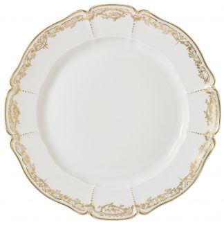 Nymphenburg Brokat Gold Dinner Plate