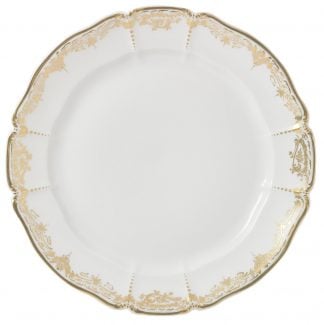 Nymphenburg Brokat Gold Dessert Plate