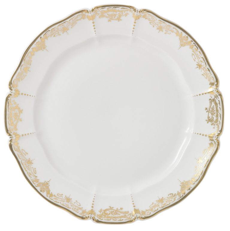 Nymphenburg Brokat Gold Dessert Plate