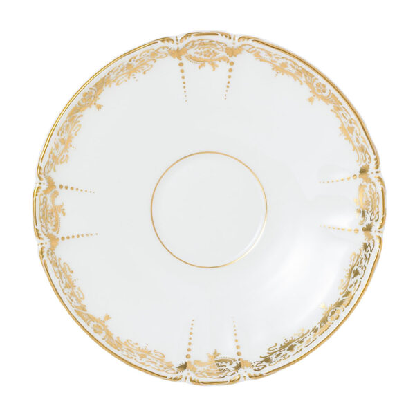 Nymphenburg Brokat Gold Tea Saucer