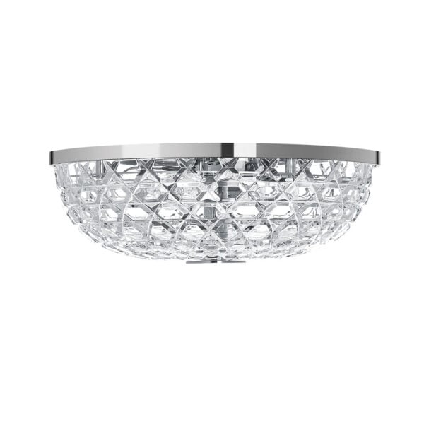 Saint-Louis Royal Ceiling Light With Chrome Finish Profile View Saint-Louis Royal Ceiling Light With Chrome Finish Profile View