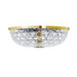 Saint-Louis Royal Ceiling Light With Gold Finish Profile View