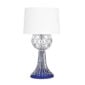 Saint-Louis Royal Dark Blue Table Lamp with Chrome Finish