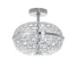 Saint-Louis Royal Double Ceiling Light with Chrome Finish