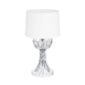 Saint-Louis Royal Clear Table Lamp with Chrome Finish