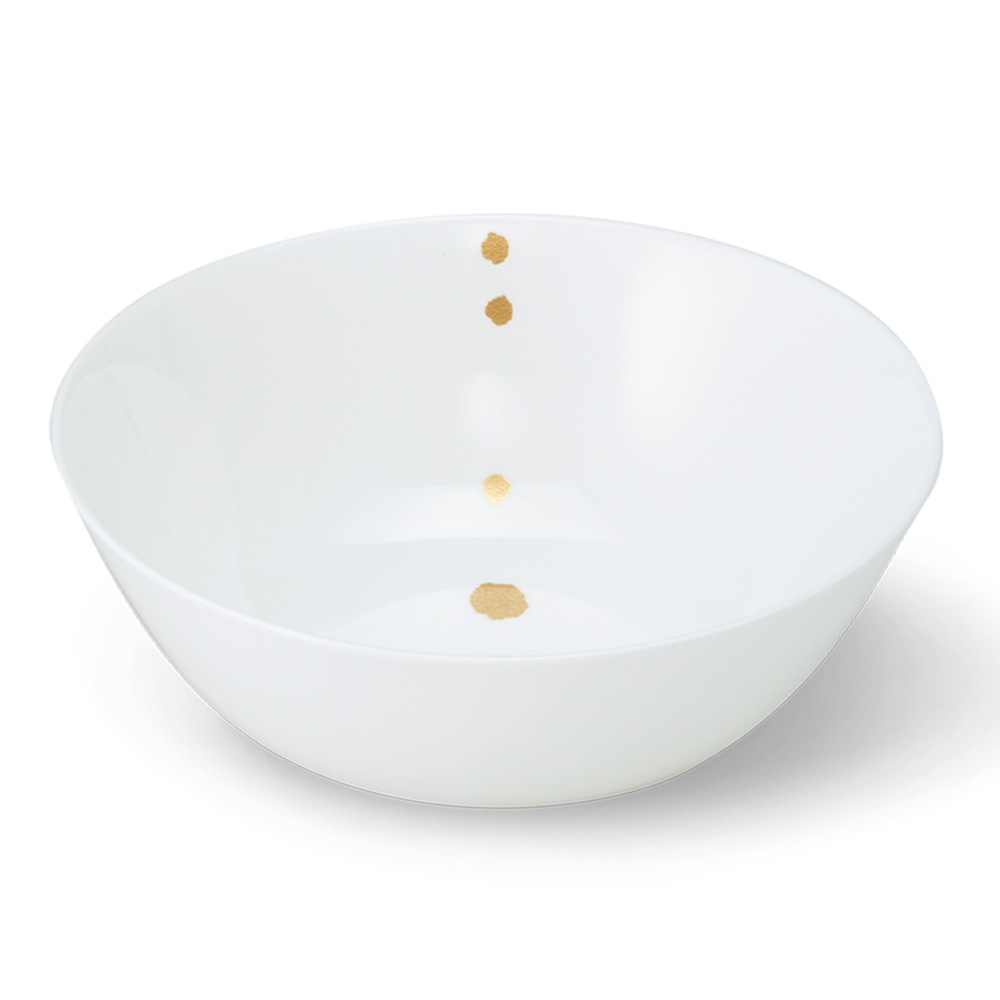 Dibbern Golden Pearls Salad Serving Bowl