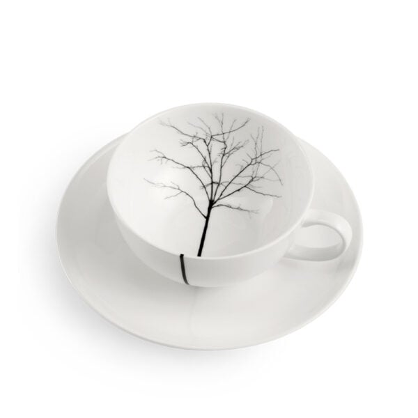 Dibbern Black Forest Low Tea Cup And Saucer Dibbern Black Forest Low Tea Cup And Saucer