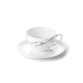 Dibbern Carrara Round Espresso Cup and Saucer