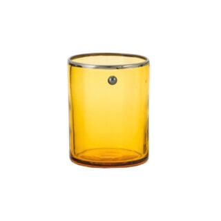 Giberto Jai Shot Glass Amber, Murano