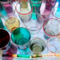 Giberto Summer Glass With White Rim | Kneen & Co