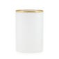 Giberto Frost Water Glass With Gold Rim