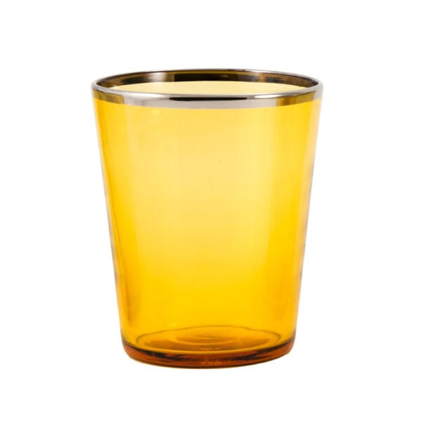 Giberto Vaso Water Glass Amber