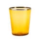Giberto Vaso Water Glass Amber