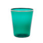 Giberto Vaso Water Glass Green