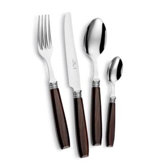 Alain Saint-Joanis Sancy Rosewood Stainless Steel Place Setting