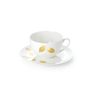 Dibbern Gold Leaf Espresso Cup and Saucer