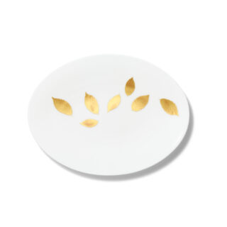 Dibbern Gold Leaf Oval Plate