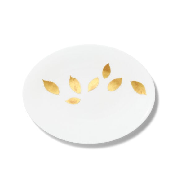 Dibbern Gold Leaf Oval Plate