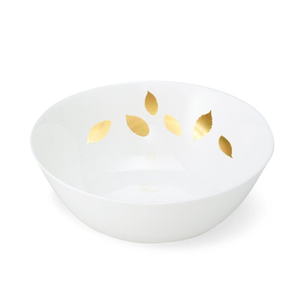 Dibbern Gold Leaf Salad/Serving Bowl