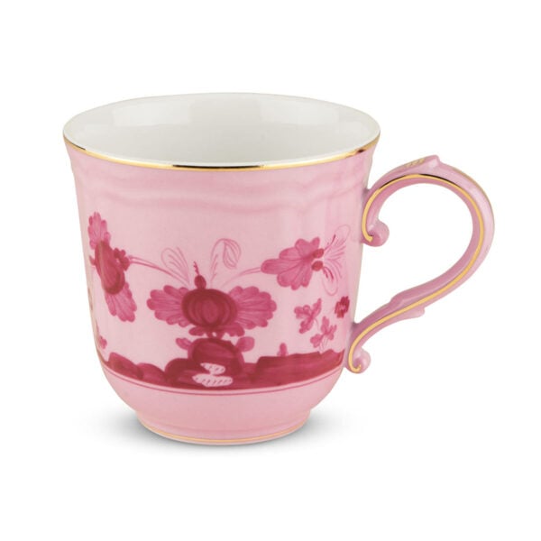 Ginori 1735 Oriente Italiano Porpora Pink Mug | Kneen & Co