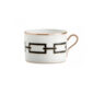 Ginori 1735 Catene Black Tea Cup And Saucer