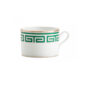 Ginori 1735 Labirinto Green Tea Cup and Saucer