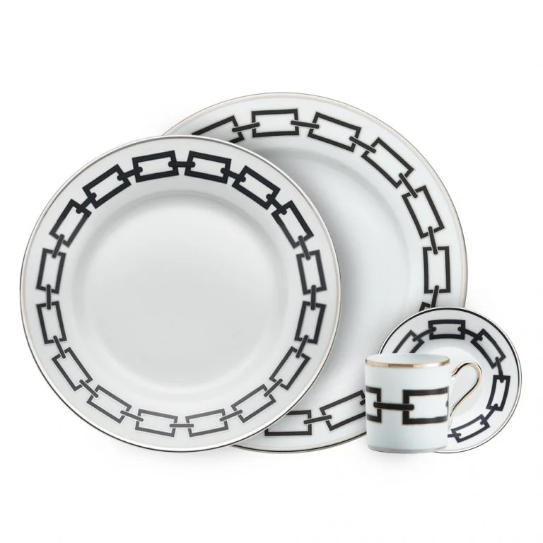 RG_CateneBlackParent1000x1000 Richard Ginori Dinnerware in Black Red Pattern