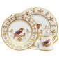 Richard Ginori Voliere Tangara Du Canada Dinnerware Designer Porcelain