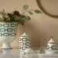 Ginori 1735 Catene Green and Black Dinnerware | Kneen & Co