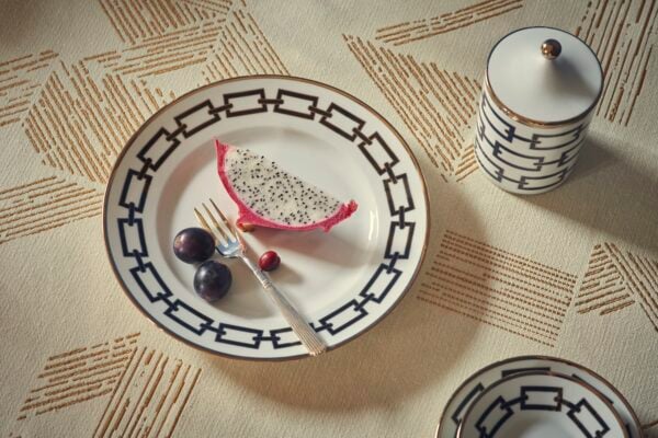 catene 2 Ginori 1735 Catene Black Dinnerware | Kneen & Co
