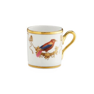 Ginori 1735 Voliere Tangara Du Canada Coffee Cup