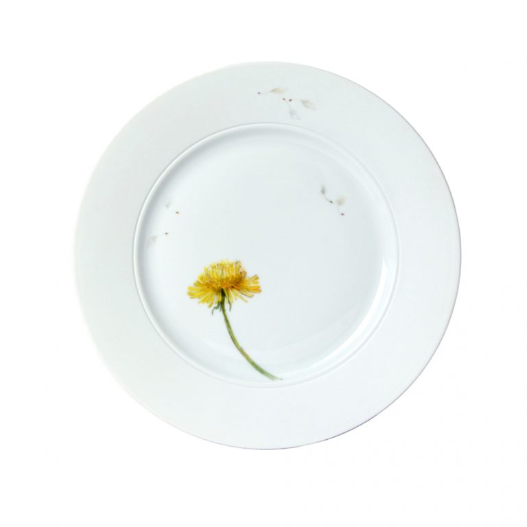 Nymphenburg Lotos Bisque Dandelion Dessert Plate