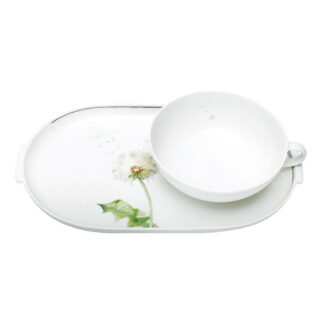 Nymphenburg Lotos Bisque Dandelion Tea Tray