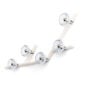 Saint-Louis Folia Five-light Chandelier White Ash Profile