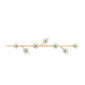 Saint-Louis Folia Seven-light Chandelier Linear Clear Ash Face