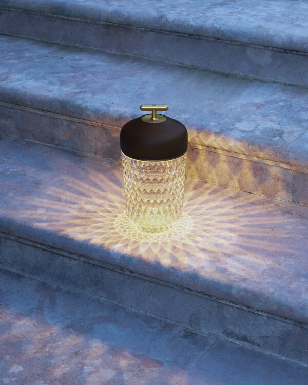 Saint-Louis Folia Portable Lamp Dark Wood