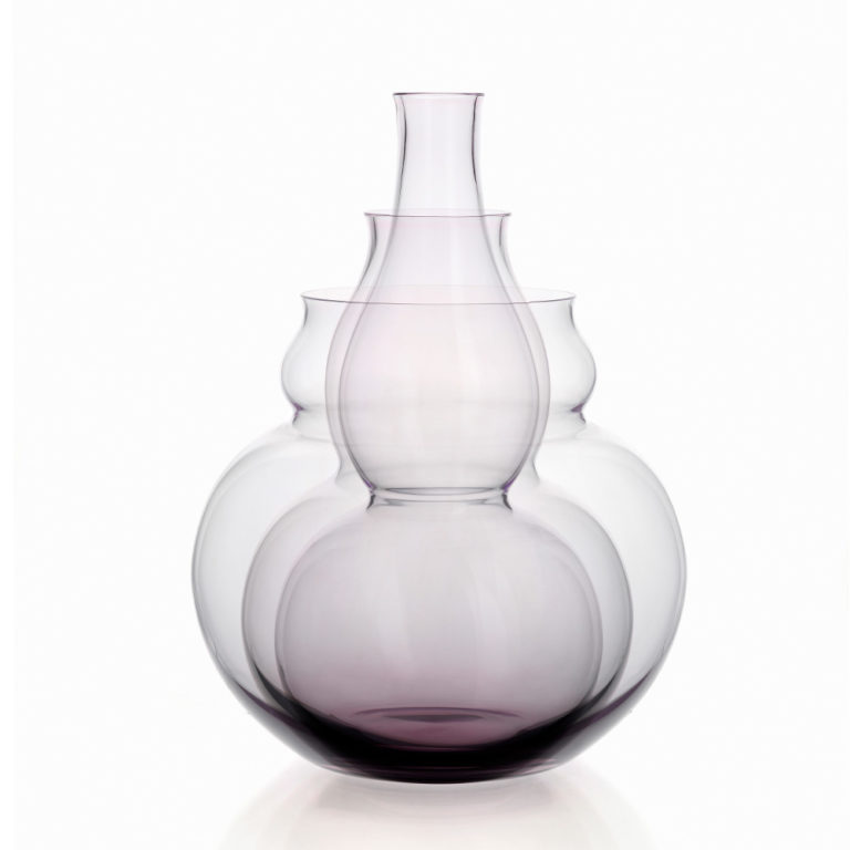Lobmeyr Calabash Flower Vases Amethyst Mood 2 Lobmeyr Calabash Flower Vases Amethyst Mood 2