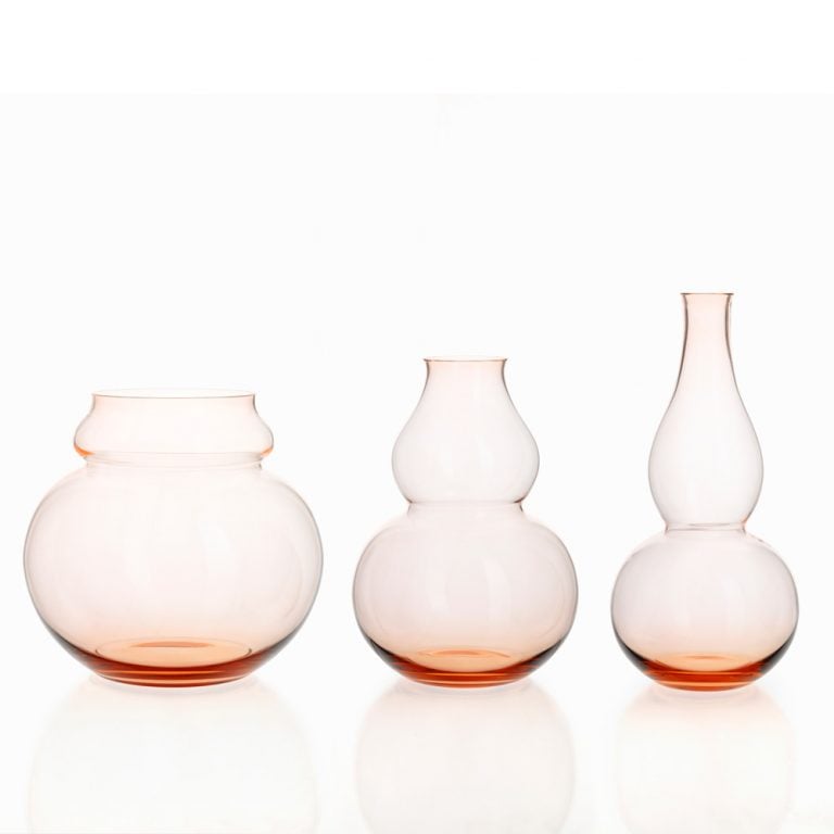 Lobmeyr Rosalin Calabash Flower Vases