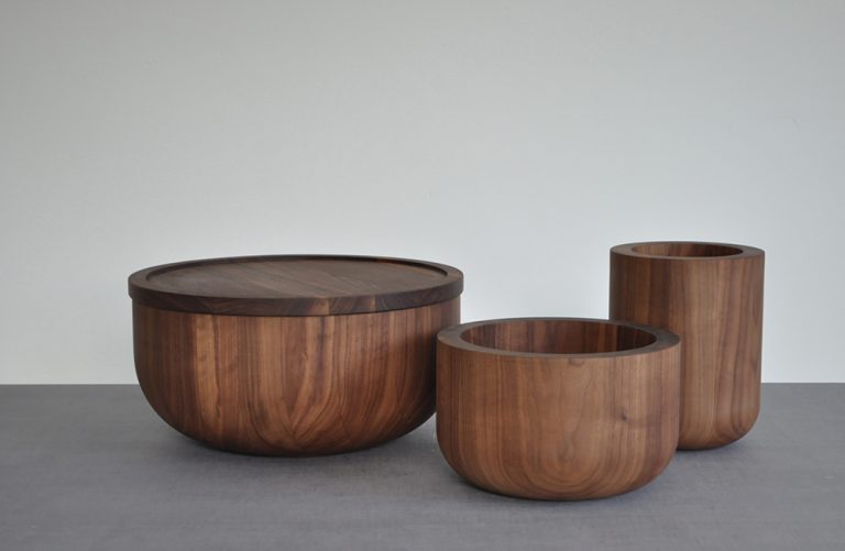 Michael Verheyden Busk Wooden Bowls and Vases in Walnut