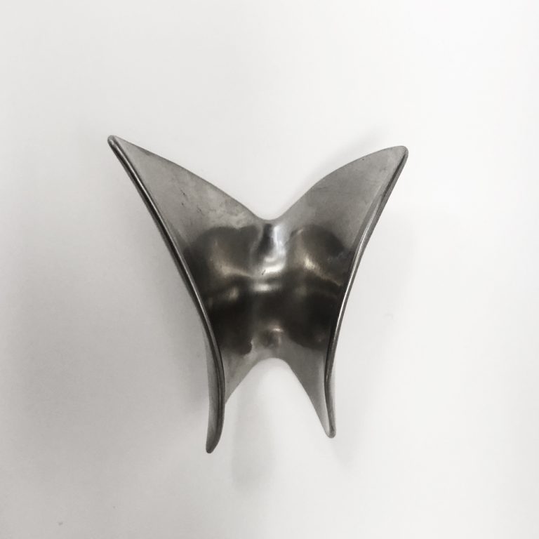 Ted Muehling Butterfly Pull Satin Nickel Large