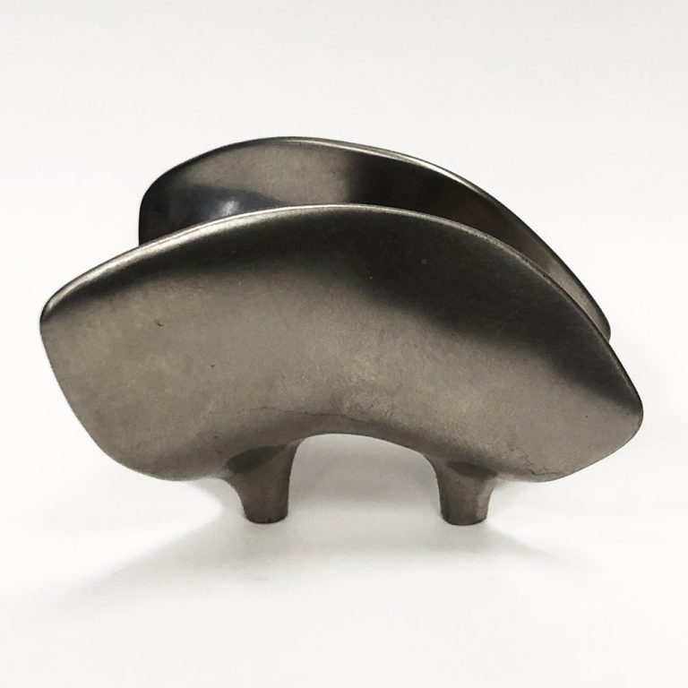 Ted Muehling Butterfly Pull Satin Nickel Lifestyle