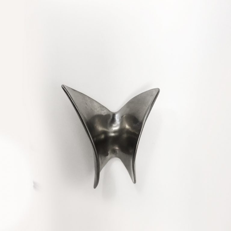 Ted Muehling Butterfly Satin Nickel Small