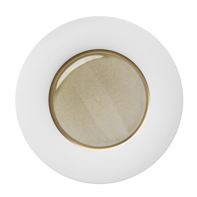 Hering Berlin Silent Brass Gold Dinner Plate