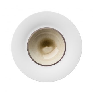Hering Berlin Silent Brass Platinum Rim Soup Bowl