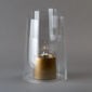 E.R. Butler Deborah Ehrlich Large Hurricane with Satin Brass Holder