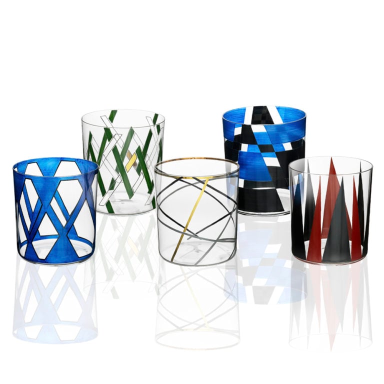 Lobmeyr Neo Enamel Painted Tumblers