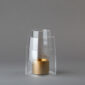 E.R. Butler Deborah Ehrlich Small Hurricane with Satin Brass Holder