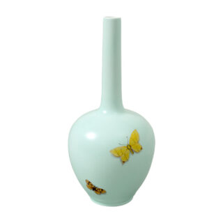 Nymphenburg Butterfly Budvase Celadon
