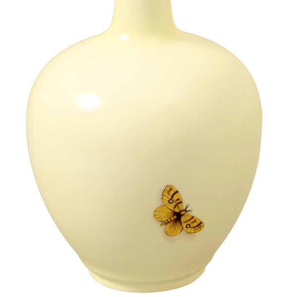Nymphenburg Butterfly Budvase Vanilla Detail View
